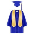 thumbnail image 2 of Dyfzdhu Boys Girls Preschool Kindergarten Unisex Graduation Gown Cap Set With 2024 Tassel And Graduation Sash For Child, 2 of 6