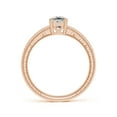thumbnail image 2 of ANGARA Natural 0.57 Ct. Diamond Vintage Inspired Ring in 14K Rose Gold for Women (Ring Size: 11.5), 2 of 10