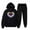 Black, variant on Women's Hoodies Sweatsuit Long Sleeve Matching Joggers Sweatpants 2 Piece Tracksuit Sets Two Piece Outfits For Women Light Dress Pants Women Wedding Suits Women Boot Gloves for Skiing Workshop Suit
