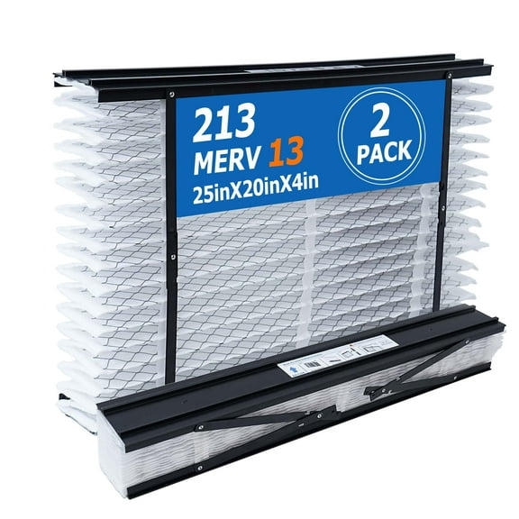 ShueBee 213 Replacement Filter Compatible with AprilAire Whole House Air Purifier 1210,1620,2210,2216,3210,4200 Furnace Air Purifier,MERV 13 Filters,Size:20x25x4,2 Pack