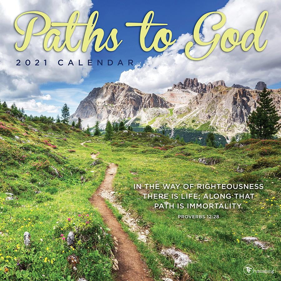 2021 Paths to God 12"x12" Wall Calendar - Walmart.com - Walmart.com