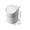 White, variant on Mini Desk Trash Can with Lid 1.5L, Small Plastic Waste Basket for Office & Bedroom, Compact Tabletop Garbage Bin for Countertop, Modern Desktop Organizer