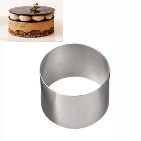 - Mini Round Mousse Cake Food Grade Stainless Steel Pastry Ring For Baking