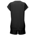 thumbnail image 6 of MuXiKeJi Clothes Lounge Sets for Women Shorts Lightweight Summer Pajamas Set Sleepwear 2 Piece Sets Airport Vacation Outfits, 6 of 9