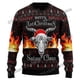 thumbnail image 2 of Suéter navideño feo con estampado 3D de Satan Claus Merry Christmas Hail Satanic, suéter de punto cálido informal unisex para invierno MY11, 2 of 5