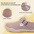 thumbnail image 6 of Joinfre Toddler Slippers Wide Waterproof House Shoes With Fuzzy Suede Slip On Moccasin Slippers Indoor Outdoor, 6 of 7