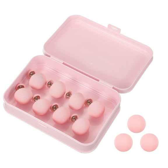 Uxcell 8 Pcs Duvet Cover Pins Clips to Hold Comforter Inside, Light Pink Mushroom