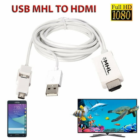 8.2ft 5 Pin & 11 Pin Micro USB  to HD 1080P HD TV Cable Adapter for  Galaxy S3 S4 S5 Note 2 3 Tab 3 Galaxy Mega   Android Phone (Best Browser For S3)