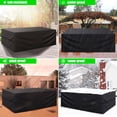 thumbnail image 5 of LCGOD Patio Furniture Cover,Outdoor Furniture Covers Waterproof General Purpose, Outdoor Sofa Sets Covers Heavy Duty Windproof Anti-UV 135.5”Lx83”Wx30”H, 5 of 9