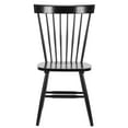 thumbnail image 4 of SAFAVIEH Parker Solid 17 in. H Spindle Dining Chair, Black, Set of 2, 4 of 13