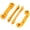 Gold, variant on NestledNature Reinforced Swing Arm Fixed Set, Strong RC Car Upgrade Accessory, Accuracy Machining Reinforced Swing Arm Fit For 144001 1/14 RC Model Car