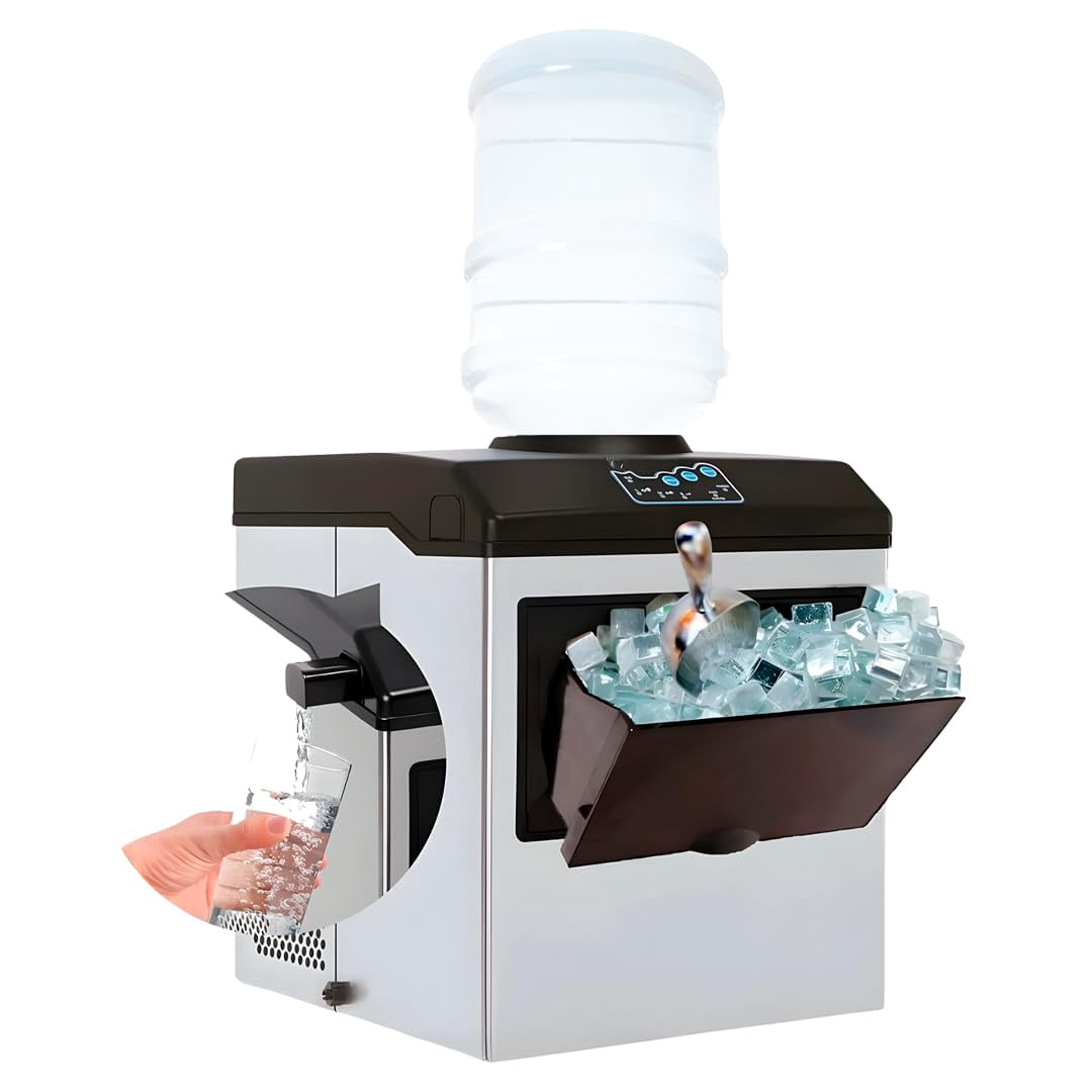 Mastery Brand Maquina de Hielo y Dispensador de Agua Para Garrafon 2 en