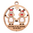 thumbnail image 1 of De Madera Ahueca Hacia Fuera El Árbol De Navidad Que Cuelga El Regalo Colgante Para Amigos Y Familiares Advancent HA044561-02, 1 of 6