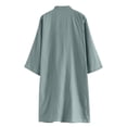 thumbnail image 3 of uublik Robes for Men Lightweight Bathrobe Long Robe Soft Spa Bath Robe Sleepwear for Male, 3 of 5