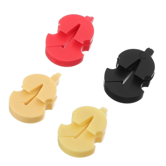 WORGEOUS 4Pcs Violin Special Silencers Wear-resistant Violin Practice Mutes Violin Rubber Mutes