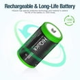 thumbnail image 6 of HiQuick D Rechargeable Batteries, 10000mAh 1.2V NiMH Per-Charged D Cell Long Lasting D Size Batteries with Store Boxes(10 Pack), 6 of 7