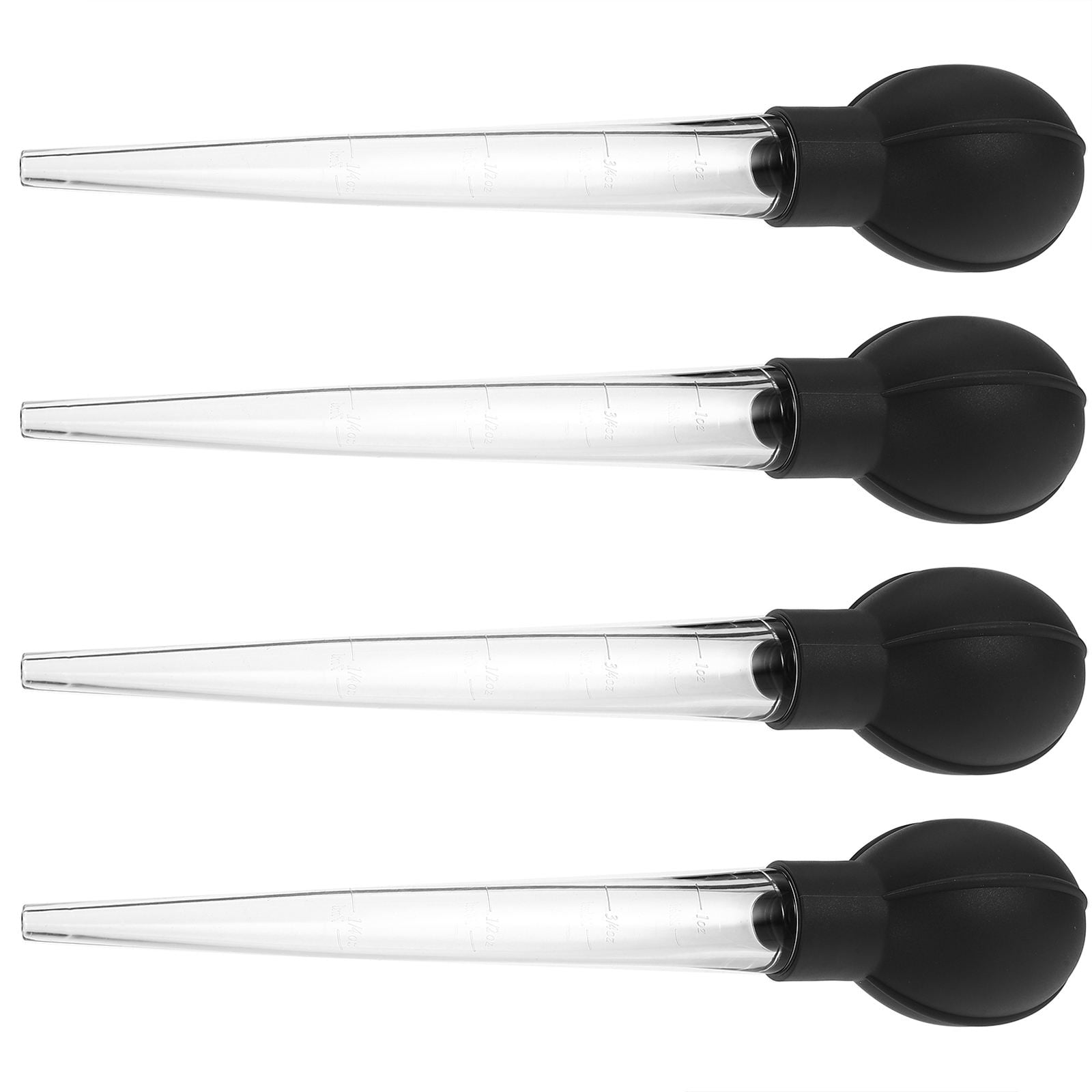 FONWILYO 30cm Plastic Pipettes Calibrated Dropper For Cooking Baking Daily Use 4Pcs Large Scale