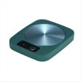thumbnail image 1 of USB Electric Heater Cup Mug Warmer Mug Warmer Heater Warm Mat Constant Temperature Coaster for Home Office Gift, B,1 x heater 1 x USB charging cable,Green, 1 of 8