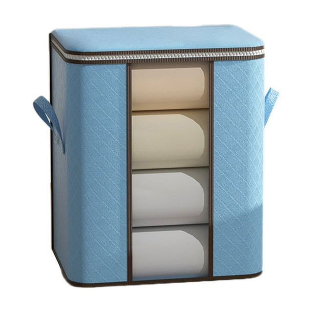 EGNMCR Organisateurs et Rangement de Garde-Robe, Organisation et Rangement, Sac à Lessive Ménager Sac à Jouets Panier à Linge Sac de Rangement pour Couettes Convient à la Chambre Salon Dortoir Capacité 70 L Boîtes de Rangement