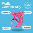 thumbnail image 5 of Vibrant Life Reflective Mesh Adjustable Dog Harness, Pink, L, 5 of 10
