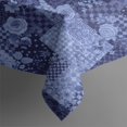 thumbnail image 4 of Pioneer Flower Floral Print Pattern Rectangle Tablecloth 60"x120", Waterproof Polyester Table Cloth, Wipeable Spillproof for Dining Camping Indoor Outdoor, 4 of 6
