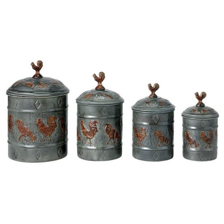 Country Themed Kitchen Canisters Country Themed Kitchen Canisters
