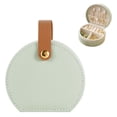 thumbnail image 1 of Pequeña caja portátil del organizador de la joyería del viaje for los pendientes de los anillos del collar, 1 of 7