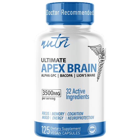 Nutri Apex Brain 3500mg – 125 Capsules