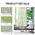 thumbnail image 3 of CHICHUMID Drapes for Living Room Green Tulle Window Curtain Privacy Light Filtering for Homeowners 1Pack, 3 of 6