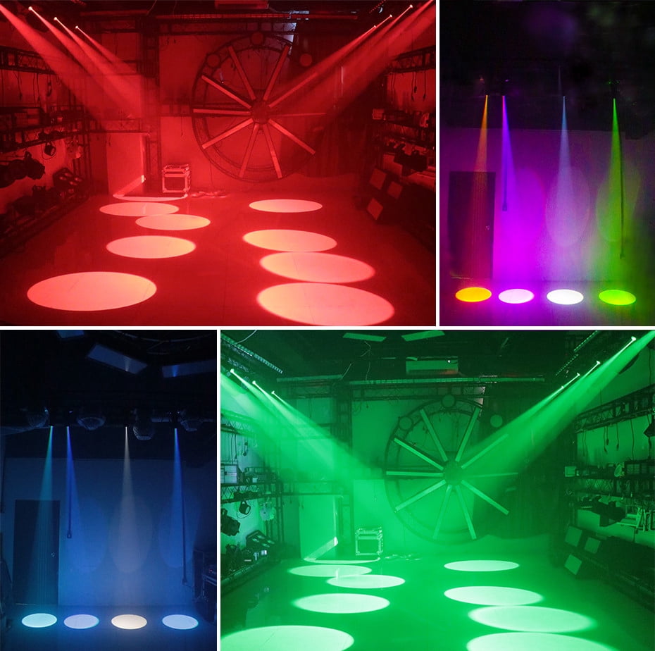 Lampe Scène LED 4x8W RGBW - Télécommande, Effets DJ, Disco - Pour Fête, Mariage, Anniversaire