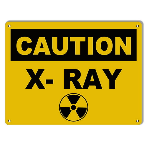Caution XRay Medical Reproduction Metal Sign" CSRG8021