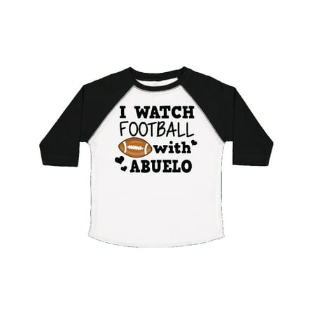 

Inktastic I Watch Football with My Abuelo Gift Toddler Boy or Toddler Girl T-Shirt