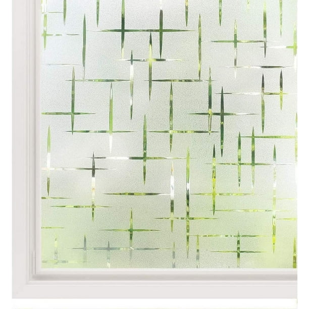 Adhesivo de ventana esmerilado-45x200cm Xemadio LRWJ868-2