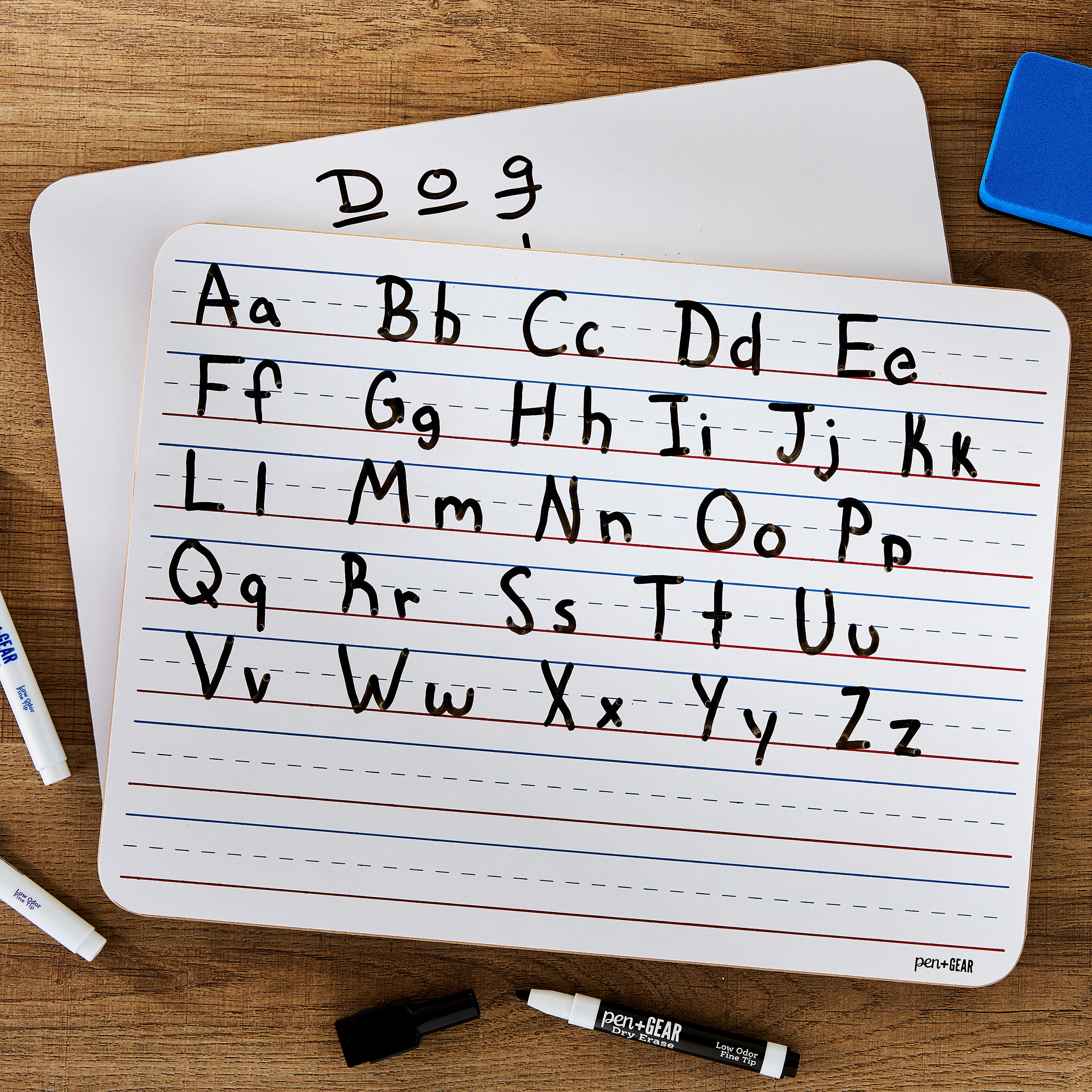 Pen+Gear Dry Erase Double Sided Whiteboard 10 Pack