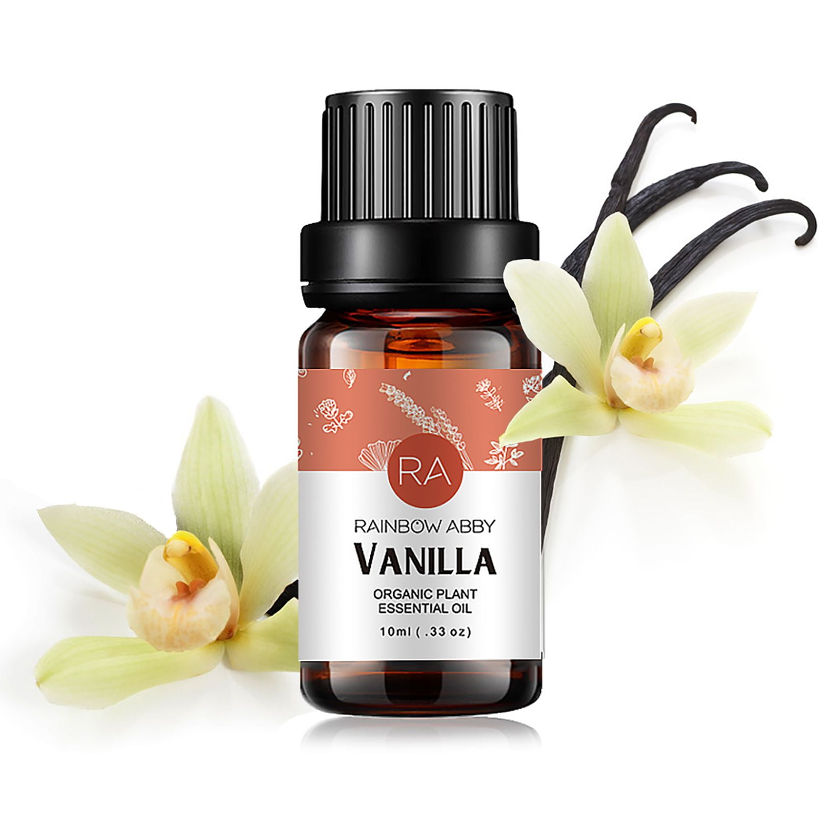 BURIBURI Vanilla Oil and Jasmine Essential Oil, 100% Pure, Undiluted,  Natural, Organic Aromatherapy Vanilla Essential Oils Gift Set, 10MLx2