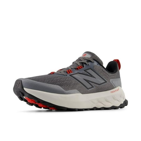 New Balance Men's Fresh Foam X Garo V2 Trail Running Shoe, Castlerock/True Red/Slate Grey, 10