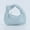 Aquamarine, variant on Gomayee Knoted Woven Handbag for Women Fashion Designer Ladies Hobo Bag Bucket Purse Faux Leather.Off-White