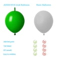 thumbnail image 4 of Globo ADIDO EVA Link de 12 pulgadas, color verde, 80 unidades, látex rápido, 4 of 9