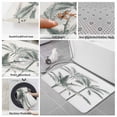 thumbnail image 6 of Vintage Palm Tree Bath Mat 3 Piece Bathroom Rug Set, Tropical Beach Botanical Non Slip Bath Rug Contour Mat and Toilet Lid Cover, Absorbent Shower Mats Soft Bath Rugs and Mats Sets, 6 of 8