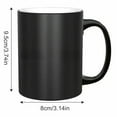 thumbnail image 3 of Heat Sensitive Color Changing Mug with Rainbow Pride Design - "I'M Gay!" Reveal Ceramic Coffee Cup - Lgbtq+ Expressive Drinkware - Fun Surprise Heat Activated Magic Mug Gift 1 Cup, 3 of 8