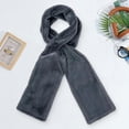 thumbnail image 1 of Bufanda de bolsillo resistente al viento para cuello, ideal para objetos de , tarjetas, artículos pequeños, pasaportes. gris, 1 of 6