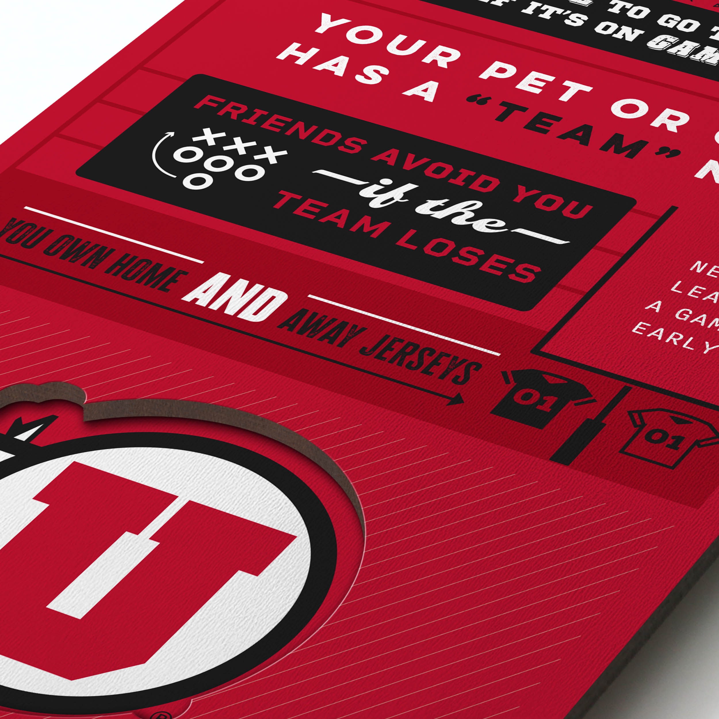 YouTheFan NCAA Utah Utes 3D Top 10 Wall Art