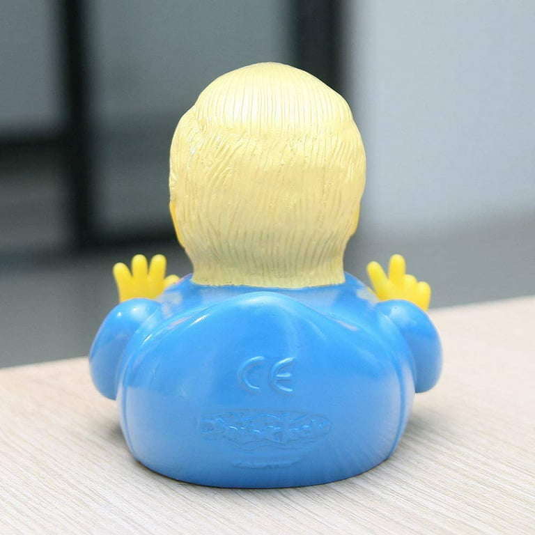 5PCS Trump Duck Rubber PVC Duck Bath Squeaky Baby Kids Animals Floats Toys  