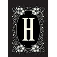 thumbnail image 2 of Toland Home Garden 109929 Classic Monogram-H 28 x 40 Inch Decorative, House Flag, 2 of 4