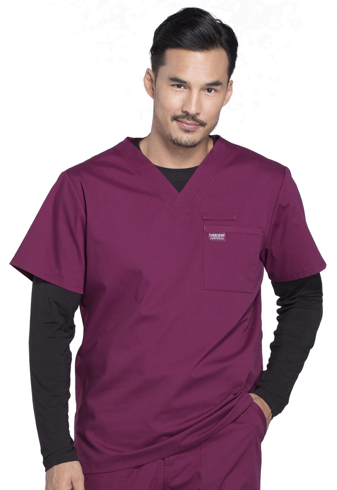 Cherokee Workwear Professionals Men Scrubs Top VNeck WW675
