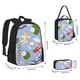 thumbnail image 2 of Easygdp Colorful Koi Fish Mochila para Niños y Niñas con Set de Caja de Almuerzo y Estuche para Lápices 3 en 1, Mochila Escolar Estampada para Adolescentes, 2 of 7