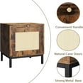 thumbnail image 4 of KATIDAP Modern Wood Nightstand,Vintage Bedside Table for Bedroom,Black & Brown, 4 of 8