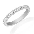 thumbnail image 4 of Ladies Diamond Accent Band Ring in Rhodium Plated Brass, 4 of 4