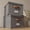 Grey, variant on Decorative File Organizer Box Set of 2 - Collapsible Linen Filing Cabinets w/Handles Are Perfect to Store all Your Documents & Hanging File Folders - Portable Easy Slide Crates with Lid