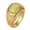 Yellow, variant on Women Stainless Steel Signet Ring Classic Simple Thick Square Gemstone Wedding Bands Orange Size 9
